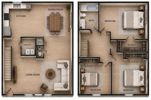 Floor plan 3X15
