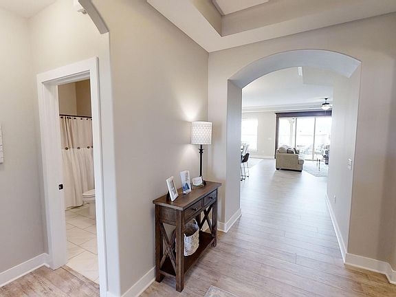Entry and View of Open-concept Living Space