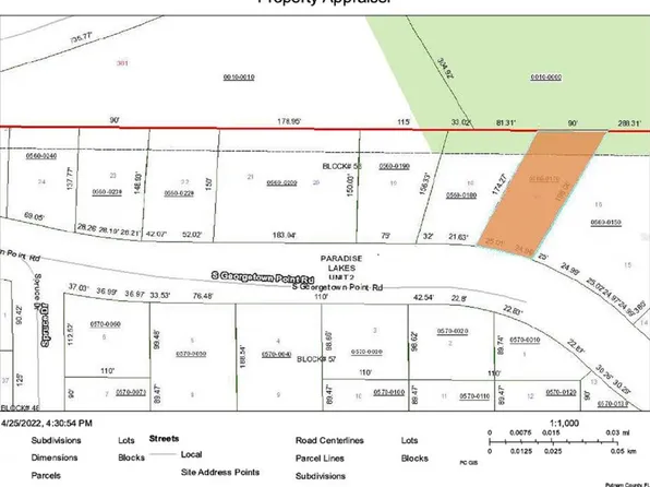 S Georgetown Point Rd Lot 17, Georgetown, FL 32139