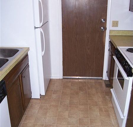 Kitchen with dishwasher and garbage disposal