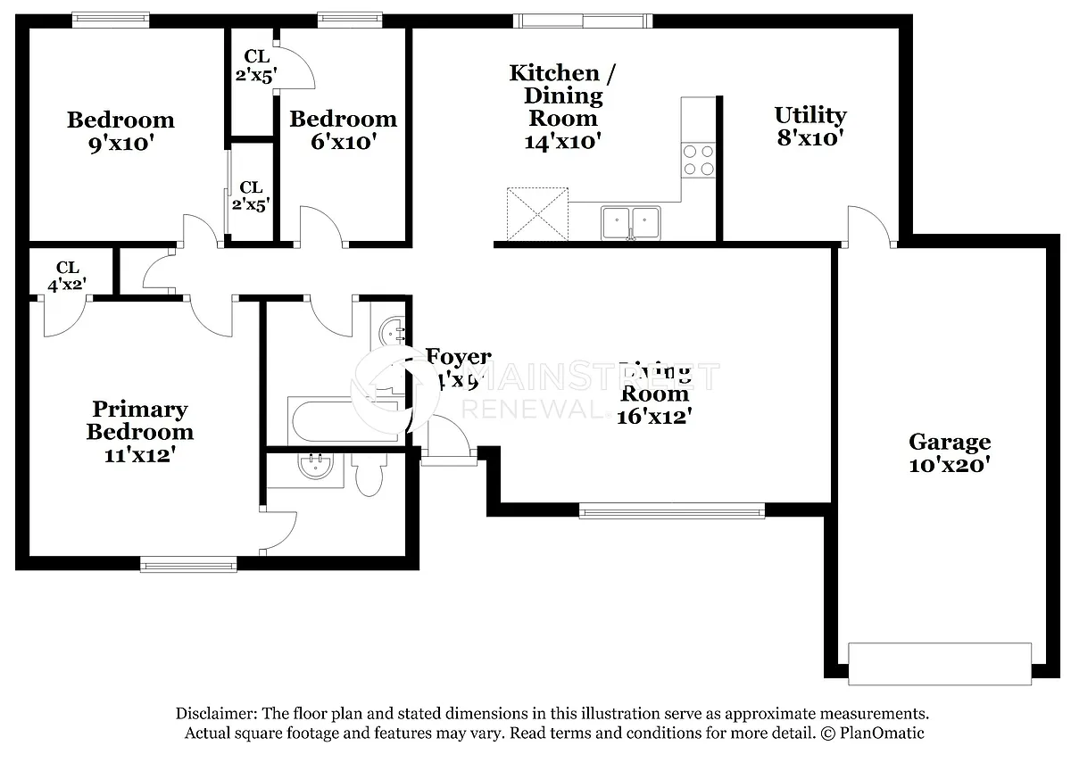 Floor Plan - 5908 Dunseth Ct