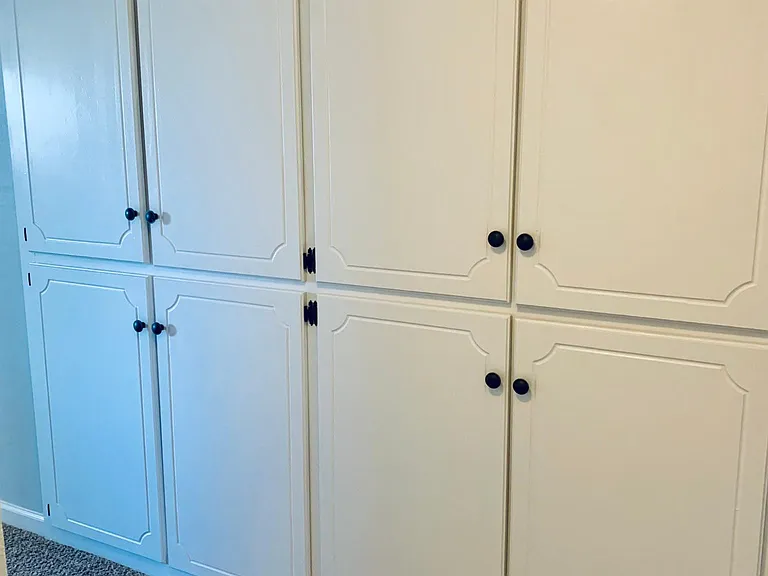 Upstairs hall storage