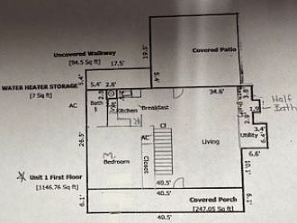 First Floor layout.
