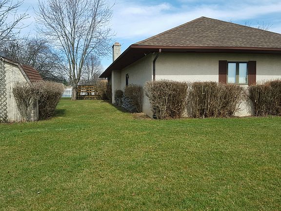 South side of house