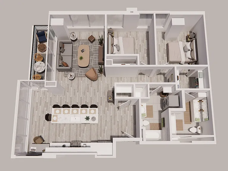 720 EW - 3D Marketing Plans - unit D6 720 EW - 3D Marketing Plans - unit D6