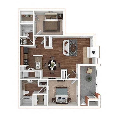 Floor plan B2A The Canterbury
