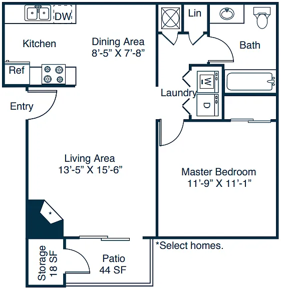 Floor plan A1 - Harmony