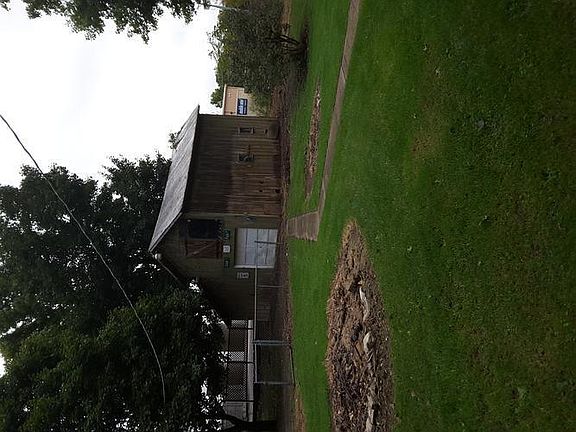 garage and side yard