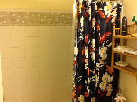 New shower and vanity