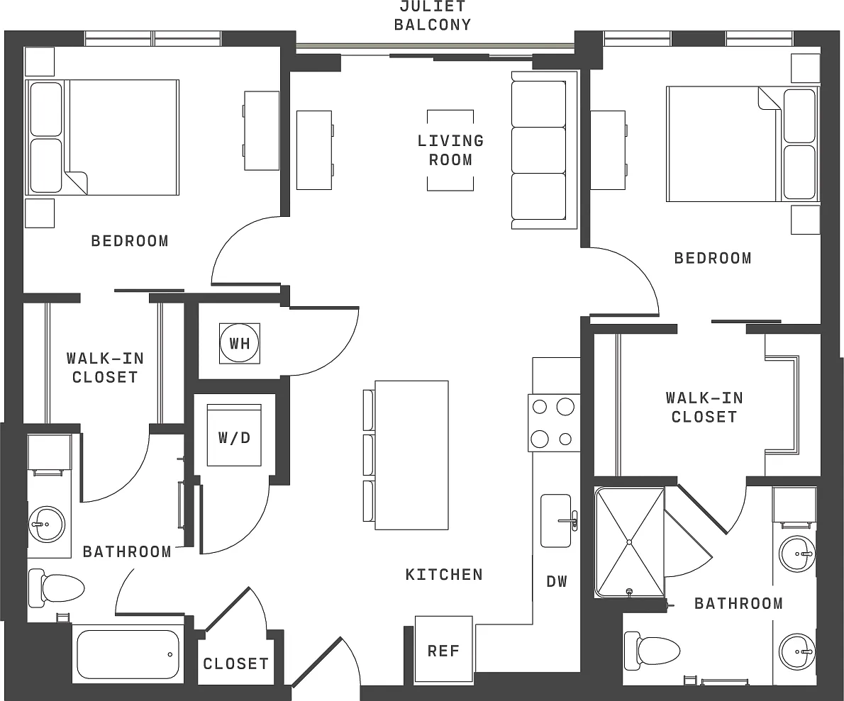 Floor plan B16J