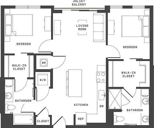 Floor plan B16J