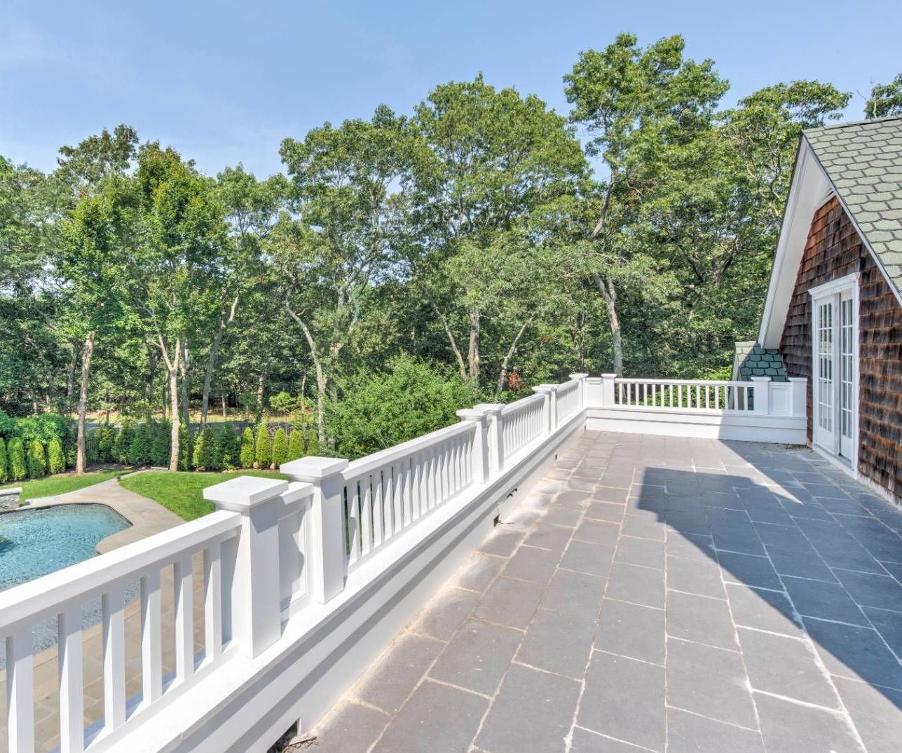  Second Floor Bluestone Balcony