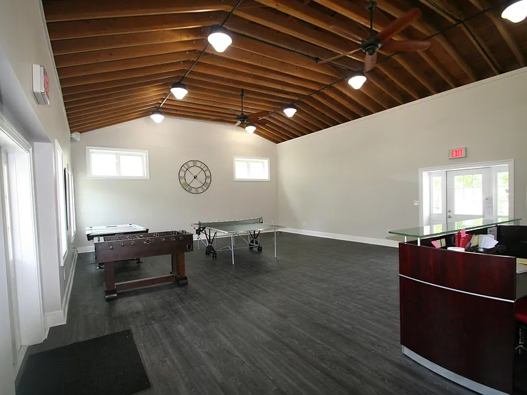 Pool house game room
