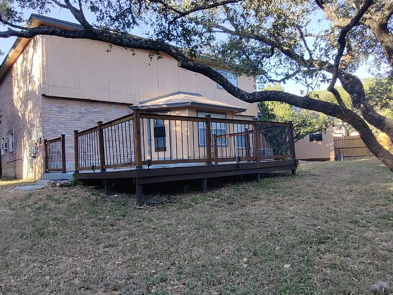 backyard deck