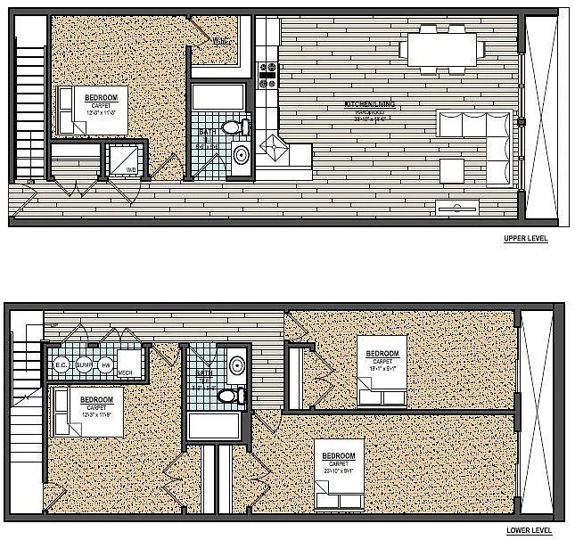Floor plan Blockley I - 4 Bed 2 Bath