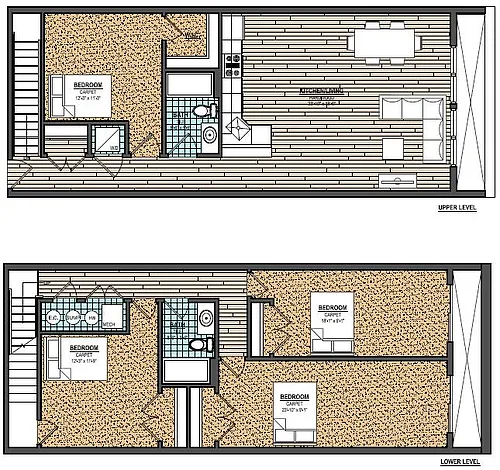 Floor plan 4 bed 2 bath
