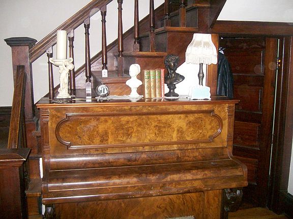 Staircase and Victorian Piano