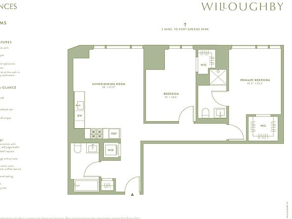 2nd image of 196 Willoughby St #17K