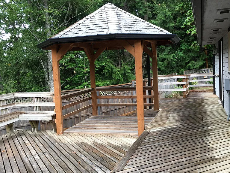 Gazebo on back deck