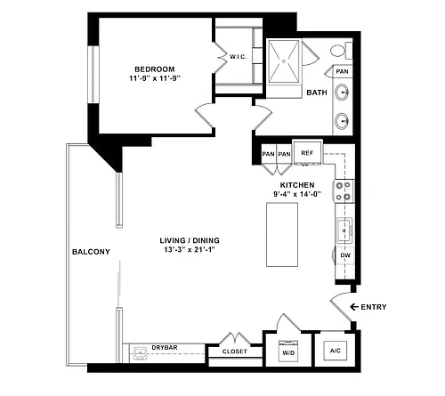 Floor plan A12