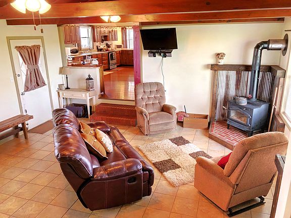 Cozy Wood Burning Fireplace