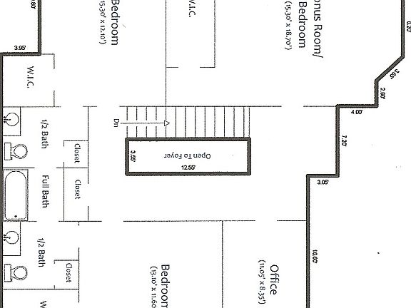 Second Floor, Floor Plan