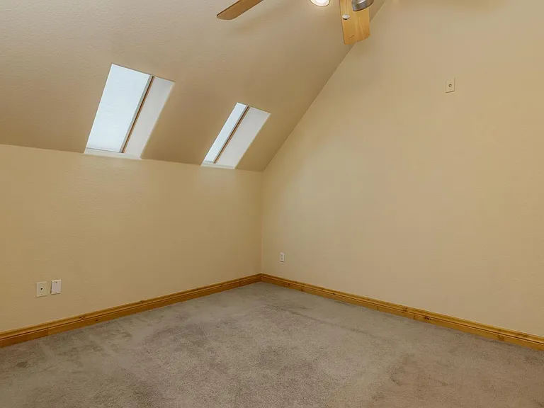 Main bedroom in loft.