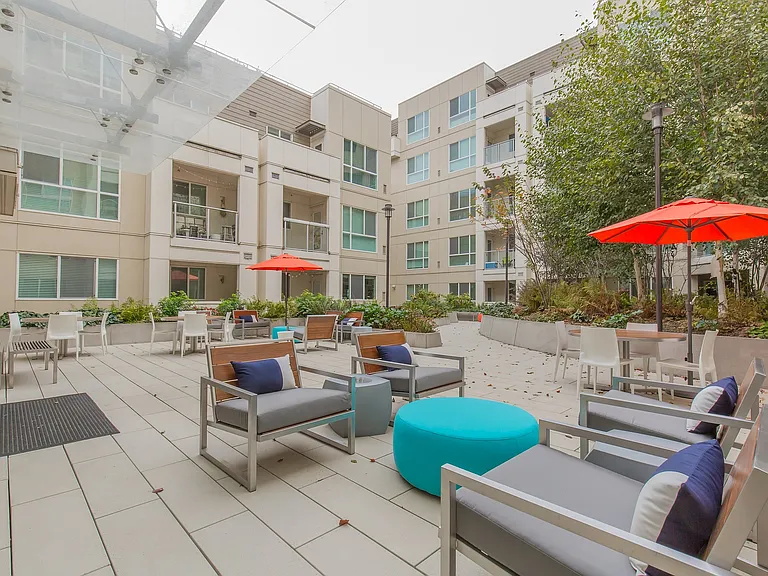 Modern Clubhouse Patio