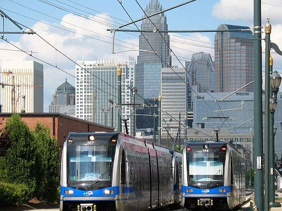 Right next to the Parkwood light rail station