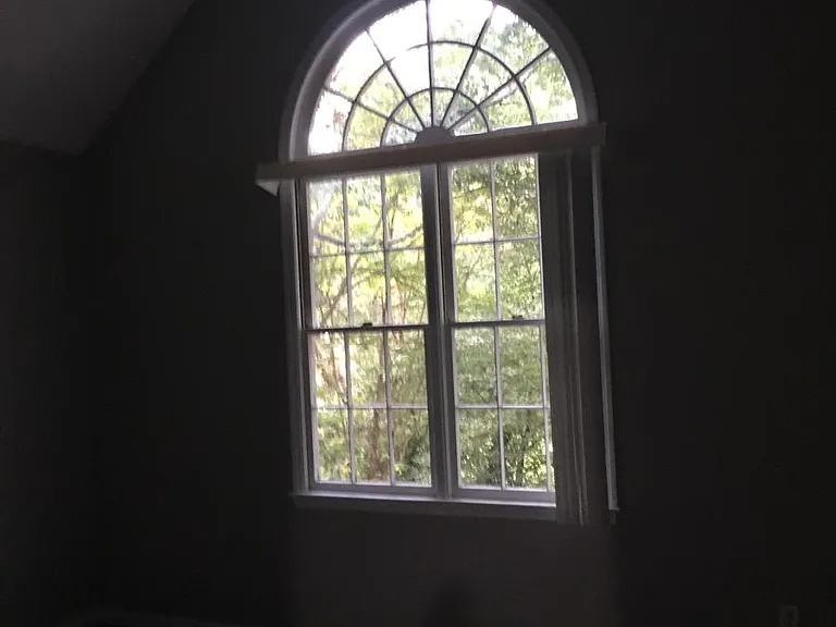 Large Bedroom on 2nd Level with Large Cathedral Window with
