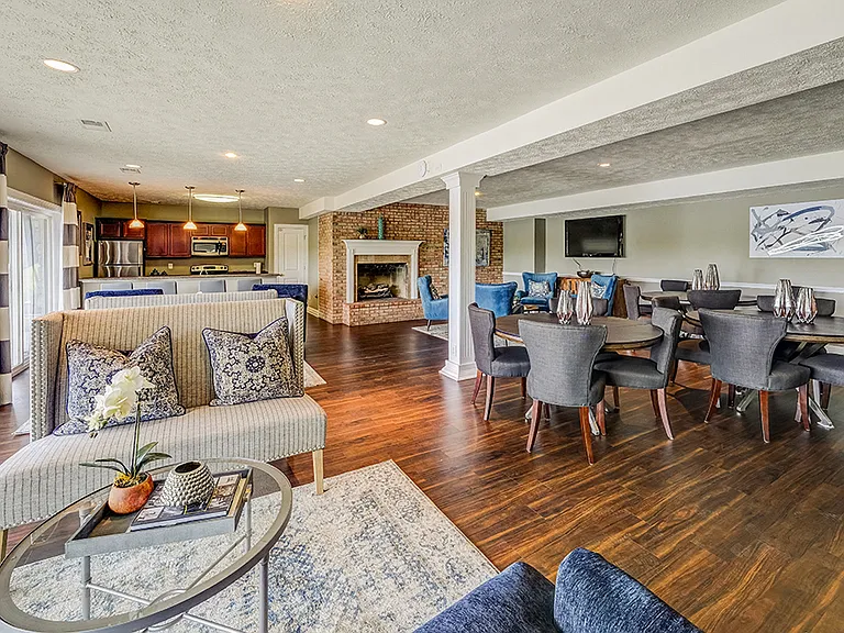 Resident Clubhouse and Kitchen at Somerset Lakes