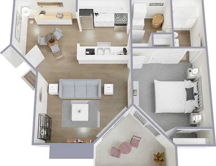 714 square foot one bedroom, one bath apartment home 714 square foot one bedroom, one bath apartment home