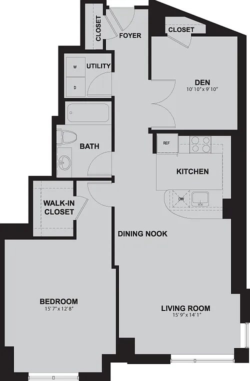 Floor plan Marshfield (Plus Den)