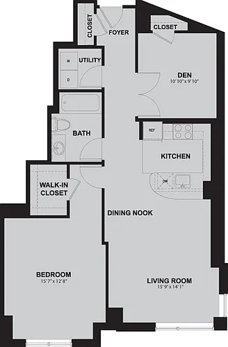 Floor plan Marshfield (Plus Den)