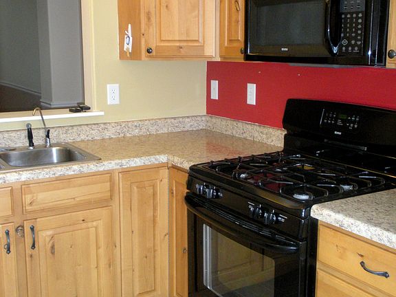 Knotty alder cabinetry