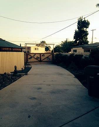 Driveway going out