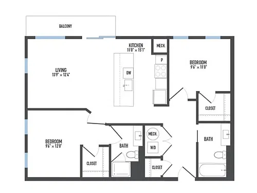 Floor plan Talcott