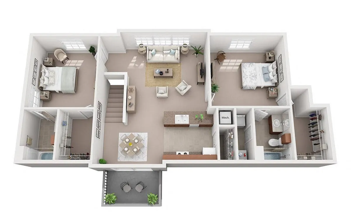 Floor plan The Marigold Renovated
