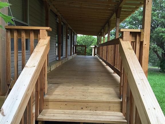 Back Porch whole length of House