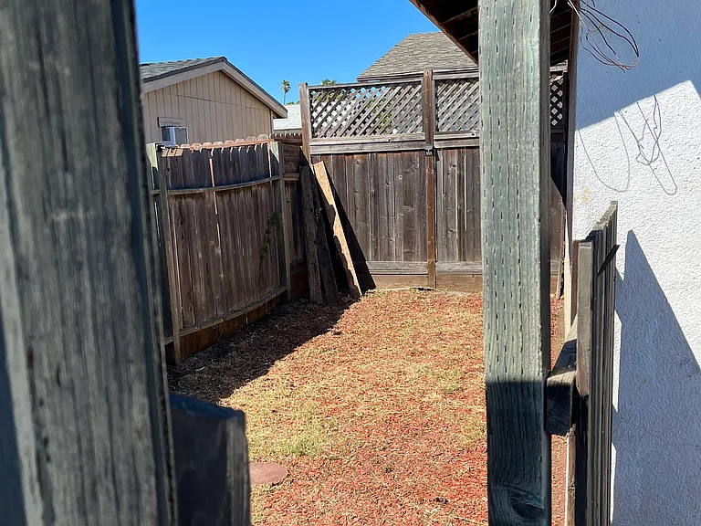 Open space for garden or pets