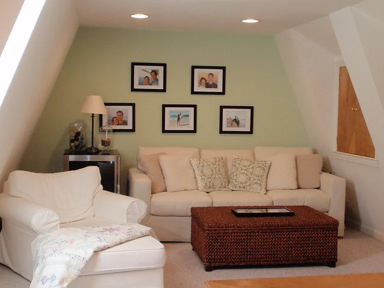 Walk-up 3rd floor bonus room. Access to the attic for loads of storage as well as built-in cabinets for even more!