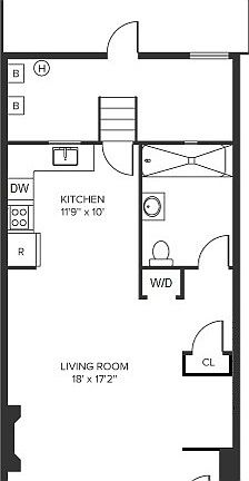 2nd image of 168 Prospect Park SW #1