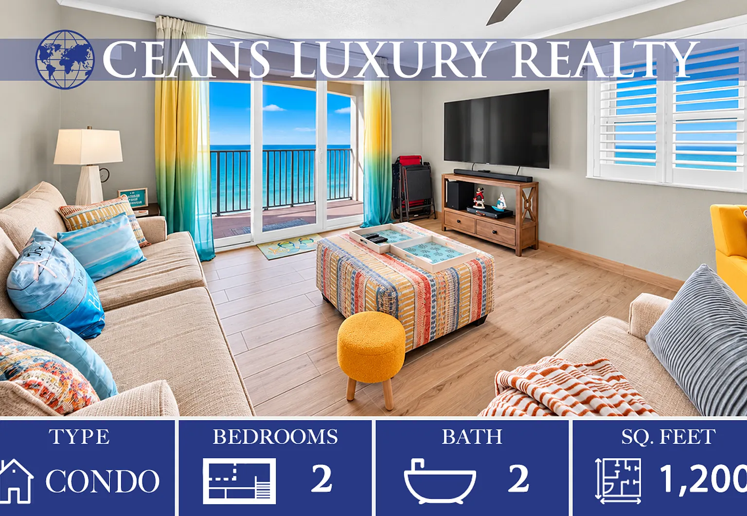 Luxury Oceanfront Condo in Ormond Beach — Photo 1