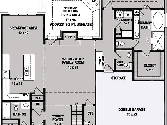 WHS 253 Custom Floorplan First Floor