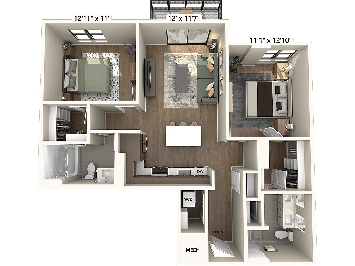 Floor plan B02-Scheme3