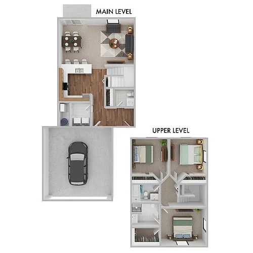 Floor plan Kaplan - 2 Level / 2 Car