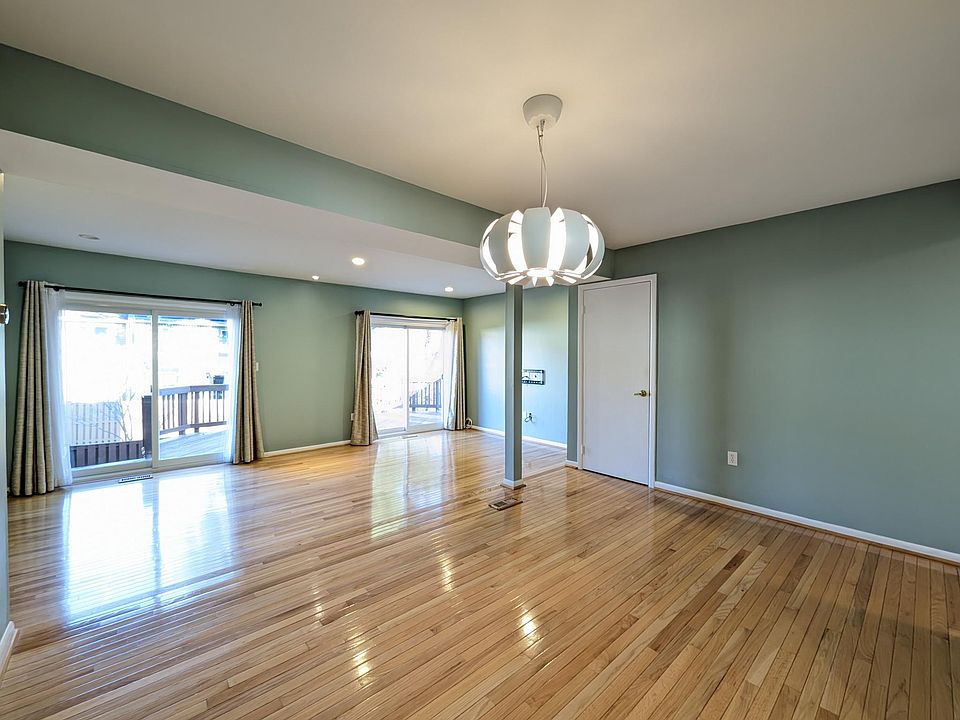 open space for living room and dining room