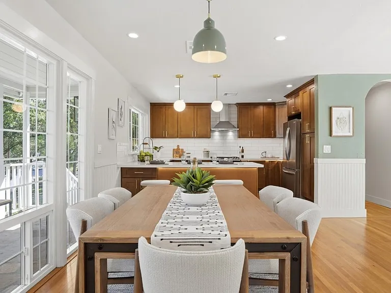 Open dining area connected to the heart of the home