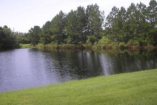 Lake in front