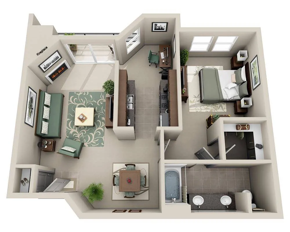 Floor plan Voyager (A1F)